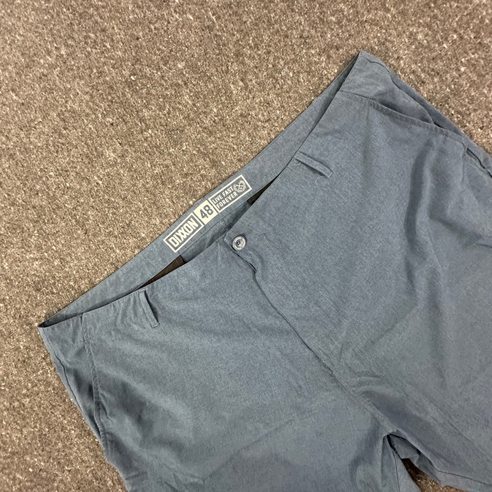 Dixxon Shorts Mens 48 Blue Heathered Hybrid Performance Stretch Chino Live Fast